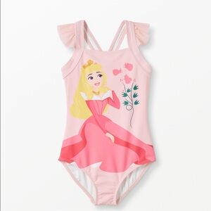 Hanna Andersson Aurora Disney swimsuit size 5 EUC